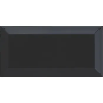 Obklad Seramiksan Turgutlu Obklad Metro černý 10x20cm