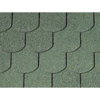 asfaltová šindel Šindel Bobrovka zelená 3m2/bal