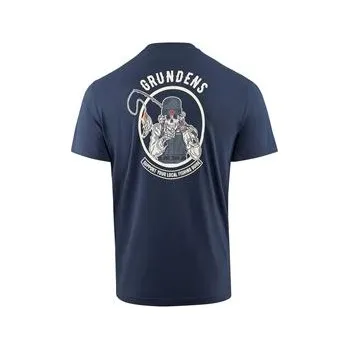 Pánské tričko Grundéns Support Guides SS T-Shirt Dark Navy Velikost: L