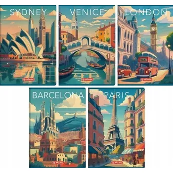 Sešit Sešit A4 s mřížkou Herlitz, 80 listů