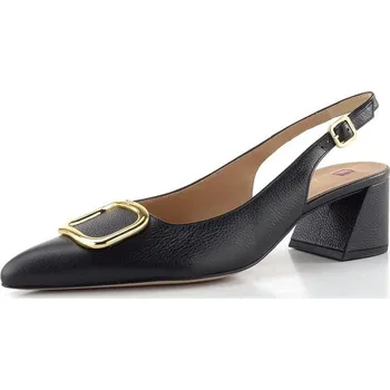 Dámské lodičky Högl lodičky s volnou patou schwarz 1-104623-0100 - 39 | P700175