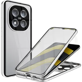 Pouzdro na mobilní telefon Erbord pro Xiaomi Redmi Note 15 Pro 5G stříbrný