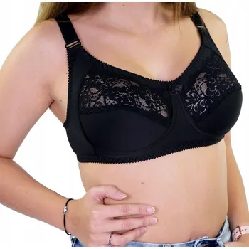 Dámské spodní prádlo Podprsenka Stella černá měkká 105B