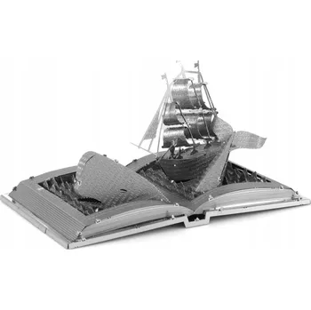3D puzzle Metal Earth Model Moby Dick - kovová 3D skládačka / knižní socha