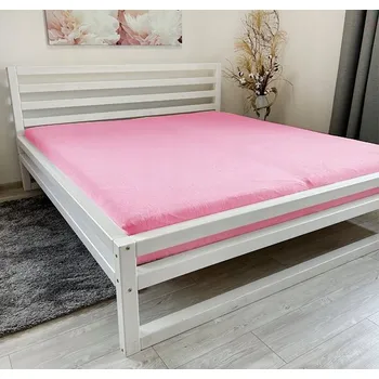 Prostěradlo Prémiové prostěradlo Froté - Světlé růžové, Rozměry: 90 x 200 cm