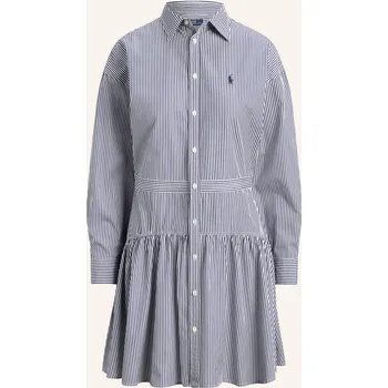 Dámské šaty Polo Ralph Lauren Dámské Košilové Šaty, bílá / tmavě modrá, 32