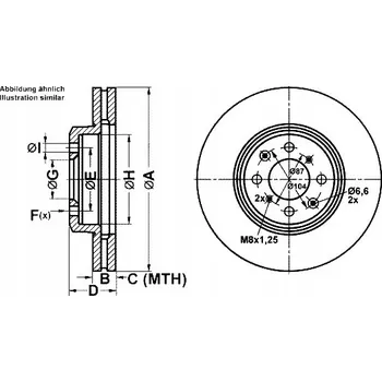 Brzdový kotouč Brzdový kotouč ATE 24.0125-0161.1