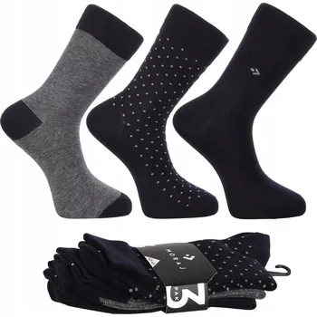 Pánské ponožky Ponožky ponožky Moraj bavlněné vícebarevné 39-42, sada 3 ks