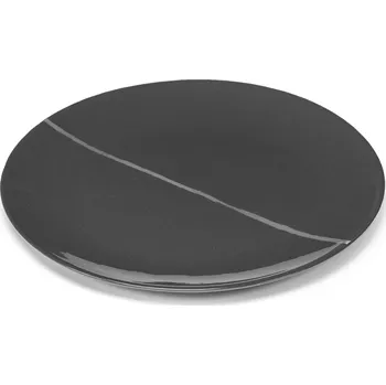 Talíř Serax, Snídaňové talíře Zuma, 23 cm, černé, 2 ks - Formadore