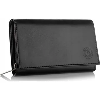 Peněženka Betlewski dámská peněženka z pravé kůže černá BPD-DZ-18