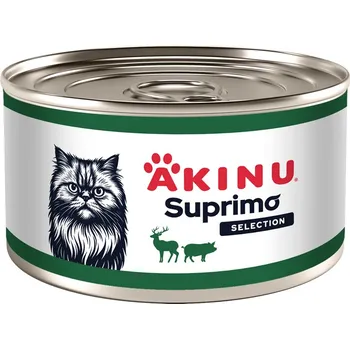 Krmivo pro kočku Akinu SUPRIMO SELECTION Vepř. krájená svalovina se zvěřinou pro kočky 200 g