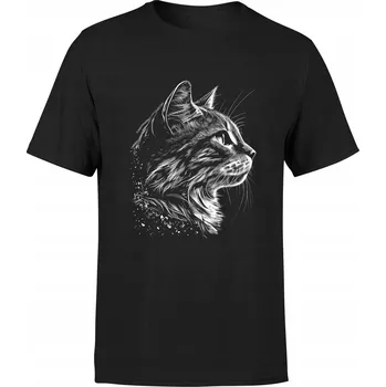 Pánské tričko KOČKA TRIČKO PÁNSKÉ S KOČKOU KICIA KOŤÁTKO POTISKEM PÁNSKÉ TRIČKO TRIČKO