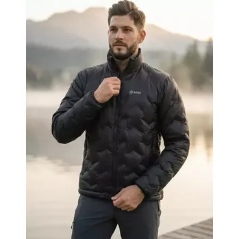 Pánská bunda Pánská zateplená bunda KILPI PAPILON-M UM0153KI ČERNÁ XXL