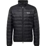 EA7 Emporio Armani Zimní bunda černá / bílá