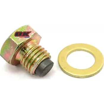 Motodíl JMP Magnetický olejový výpustný šroub M12X1.50 s těsnícím kroužkem