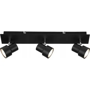 Stropní bodové svítidlo obdélníkové Briloner černé