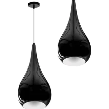 Syntron Svítidlo závěsné kapka E27 černá HY-2701