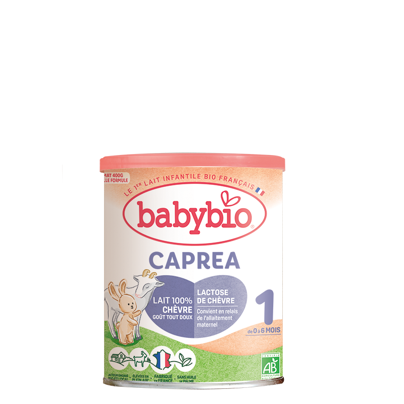 BABYBIO Caprea 1 počáteční kozí kojenecké bio mléko 400 g