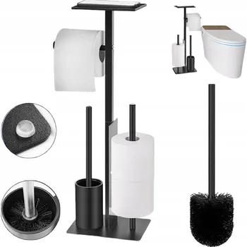 MODERNÍ STOJAN NA TOALETNÍ PAPÍR, KOVOVÝ DRŽÁK 22X65 CM