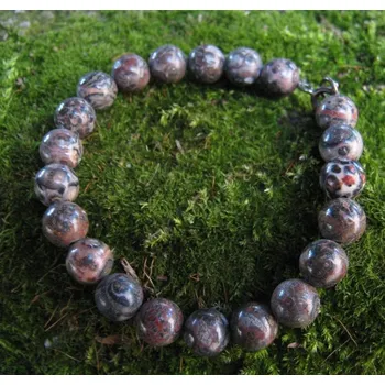 Náramek Jaspis leopardí - náramek kuličkový