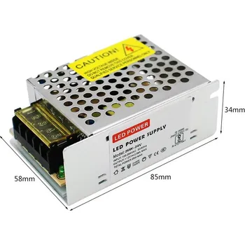 Elektronická stavebnice LYONZG S-25-5 modulový napájecí 230V AC-DC zdroj 5V/5A 25W