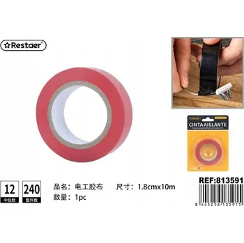 Lepicí páska Červená elektroizolační páska 1,8 cm * 10 m