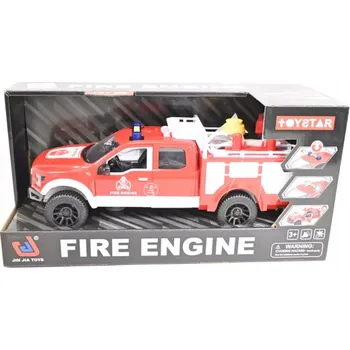 autíčko VELKÉ AUTO HASIČI NÁKLADNÍ AUTOMOBIL HASÍ POŽÁR SVĚTLA ZVUKY POHON PICKUP
