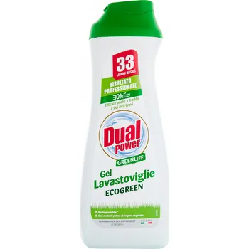 Ekologický gel do myčky Dual Power Greenlife Gel Lavastoviglie, 660 ml
