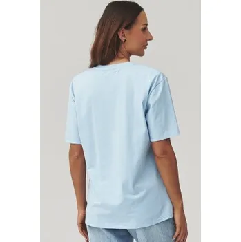 Dámské triko Makadamia C41 - sv. modré Světle modrá Uni