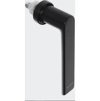 Stavební výplň SCHÜCO Okenní klika na hliníkové okno Povrch: F9714M černá matná