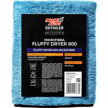 MOJE AUTO Ručník z mikrovlákna na sušení laku karoserie 800g/m2 60x90cm
