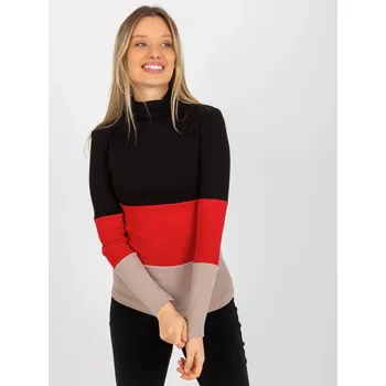 Dámská halenka Dámská halenka RV BZ 8465 1.93P Mix barev - FPrice černá-červená-hnědá one size