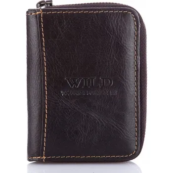 Peněženka Malá pánská kožená peněženka na zip