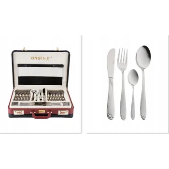 Příbor Sada příborů 72 dílů v kufříku Kinghoff 3520