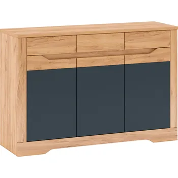 Komoda Max-i Kombinovaná komoda SCOTTY 3Z3D dub craft zlatý / grafit