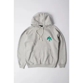 Dámská mikina Bavlněná mikina by Parra Crow logo hooded, XXL, šedá, 90X