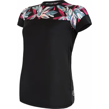 cyklistický dres Dámský dres Sensor Helium černá/leaves M