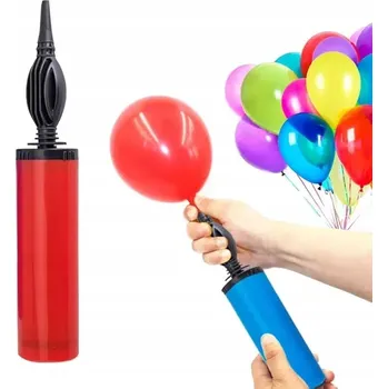 Balónek Pumpička na balónky balónky 10 ks pumpa 20 cm klasické balónky