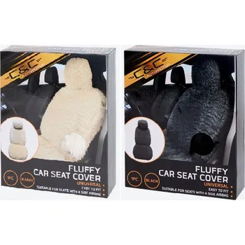Potah na autosedačku do auta, chlupatý potah na sedadlo z Kožešina