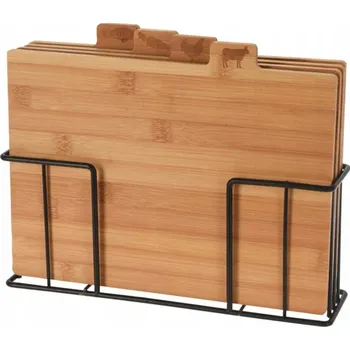 Kuchyňské prkénko Krájecí prkénko Vilde bambusové 4 ks