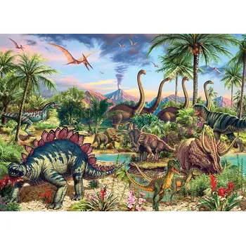 Puzzle Puzzle Cobble Hill 350 XXL papírové Prehistorická párty