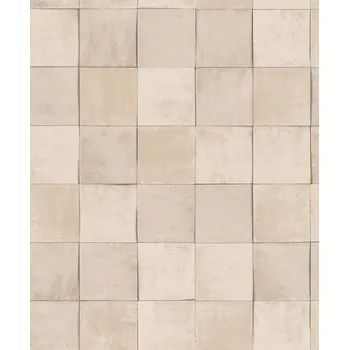 Tapeta Tapeta obklady do kuchyně a koupelny béžové dlaždice tapety