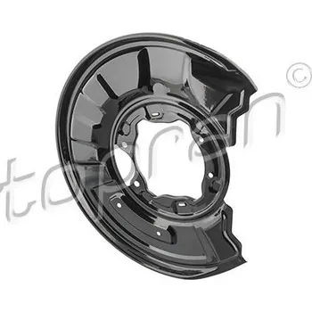 Brzdový kotouč Ochranný plech proti rozstřikování, brzdový kotouč TOPRAN 409 531