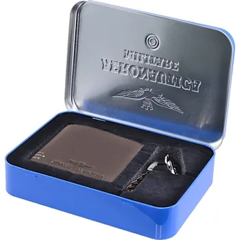 Peněženka Set Peněženka a přívěsek Aeronautica Militare Gift AM-190-25