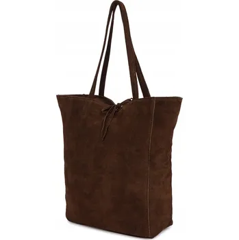 Kabelka Beltimore kabelka z pravé kůže hnědá