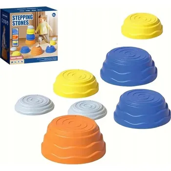 Hračka pro nejmenší Smyslová stezka pro děti Balanční kameny 7 ks Rovnováha Trénink