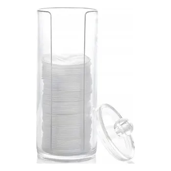 Organizér na kosmetiku Zásobník/organizér na odličovací tampony akrylový dávkovač