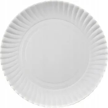 Jednorázové nádobí TOPS Papírové talíře průměr 23 cm, 50 kusů