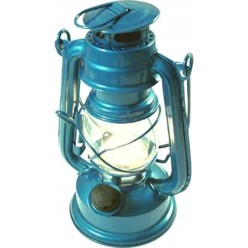 Lampička Dekorativní LED lampa modrozelená (cyánová) 190 mm