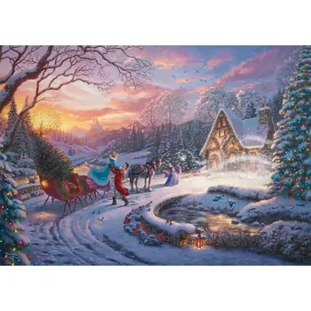 Puzzle Puzzle 1000 dílků Schmidt PQ KINKADE Popelka Návrat domů Disney
